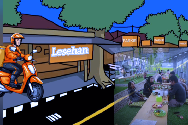 Lesehan parkiran