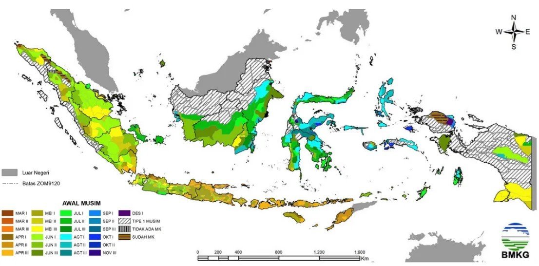 Puncak Kemarau 2025 Diprediksi Terjadi di bulan Agustus, Dan Datang Lebih Awal di Beberapa Wilaya
