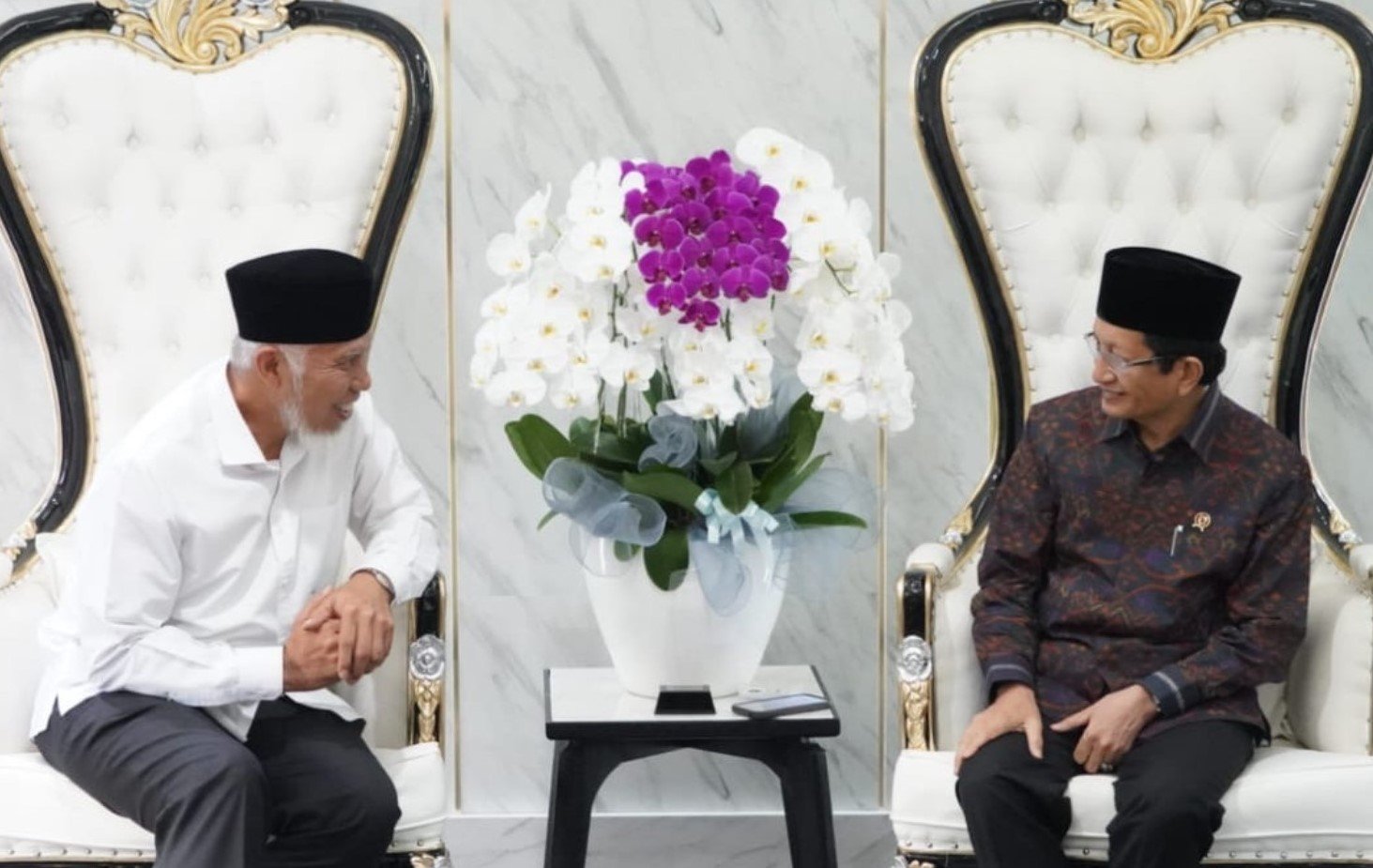Terima Kunjungan Gubernur Sumbar, Menag Bahas Potensi Dana Umat di Indonesia untuk Kemaslahatan Masyarakat