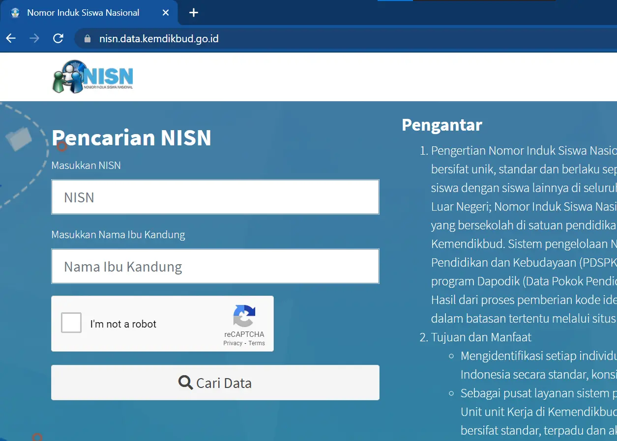 Nomor Induk Siswa Nasional (NISN): Pentingnya dan Cara Mengeceknya Secara Online