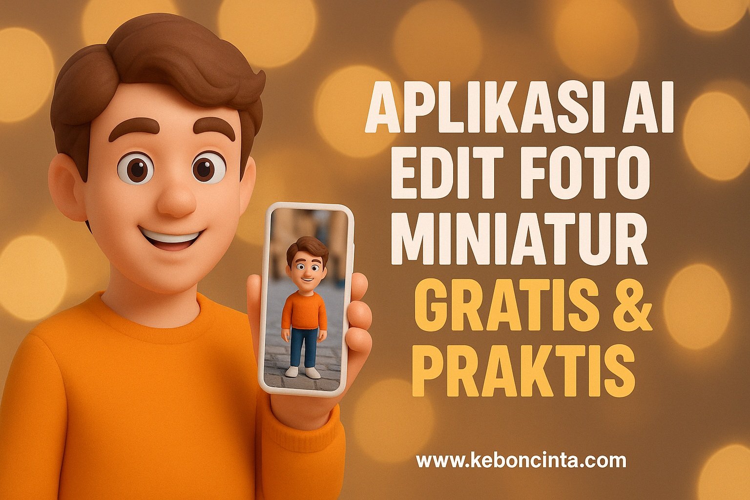 Ini Aplikasi AI Edit Foto Miniatur yang Lagi Viral, Gratis & Praktis!