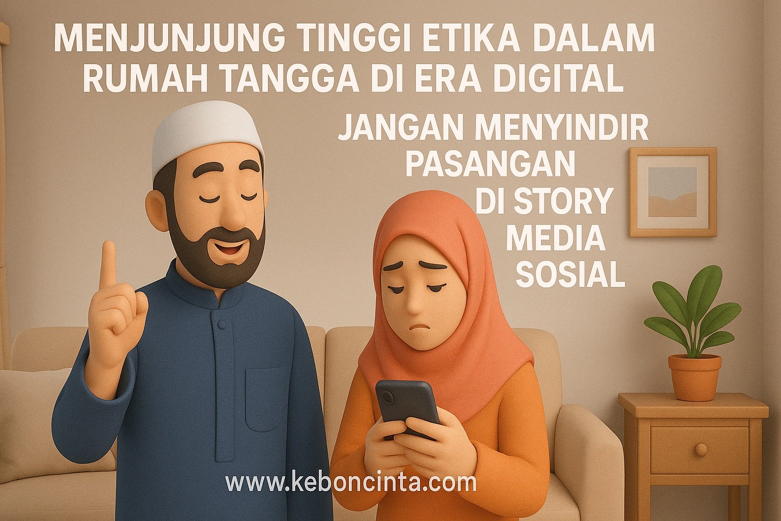 Etika Rumah Tangga di Era Digital: Jangan Sindir Pasangan di Story