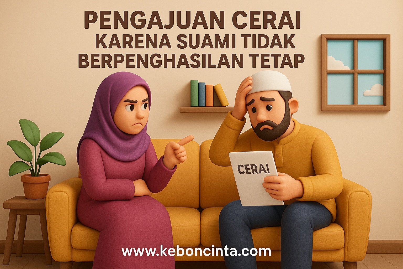 Bolehkah Istri Gugat Cerai karena Suami Berpenghasilan Tidak Tetap?