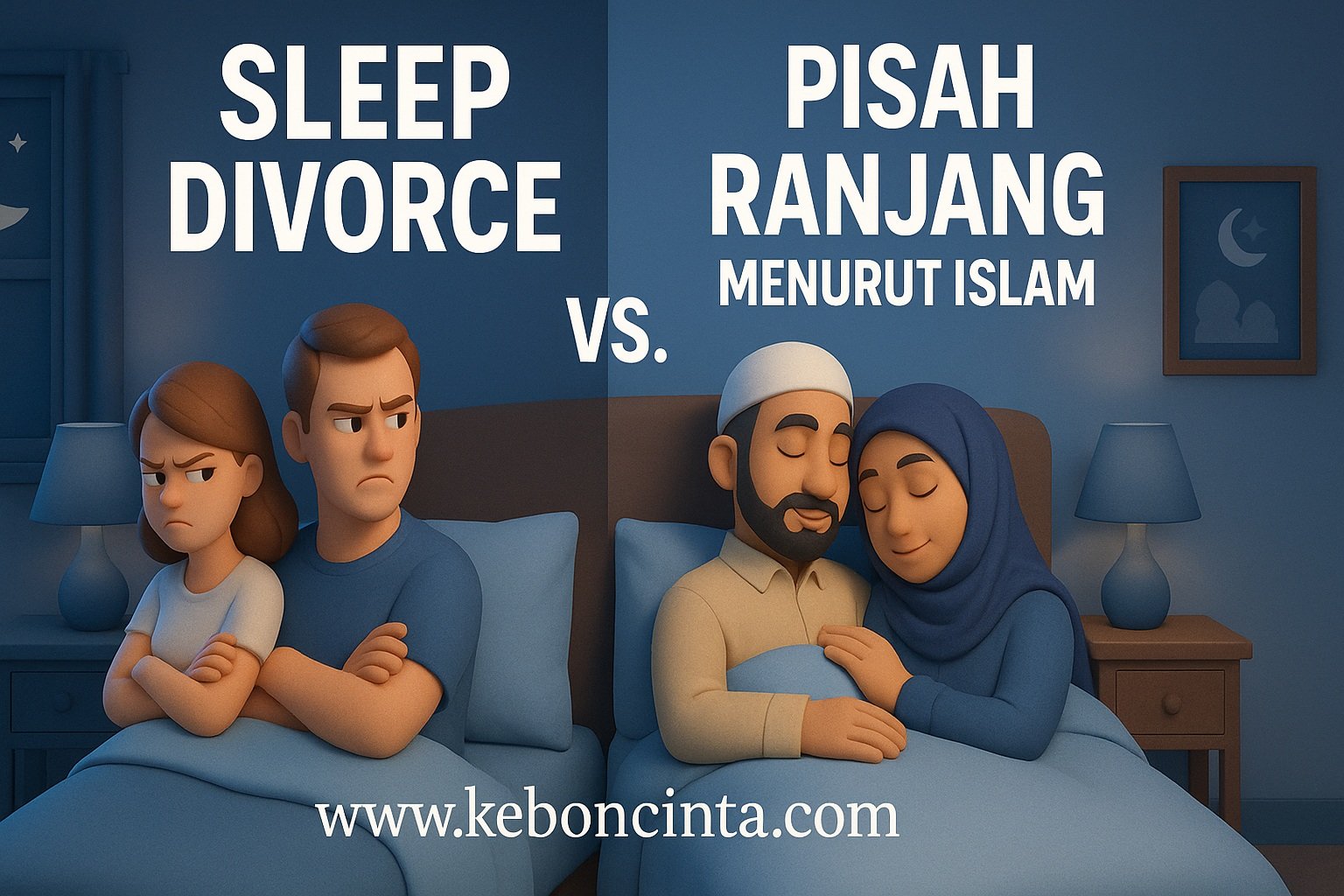 Fenomena Sleep Divorce dan Pisah Ranjang dalam Perspektif Islam