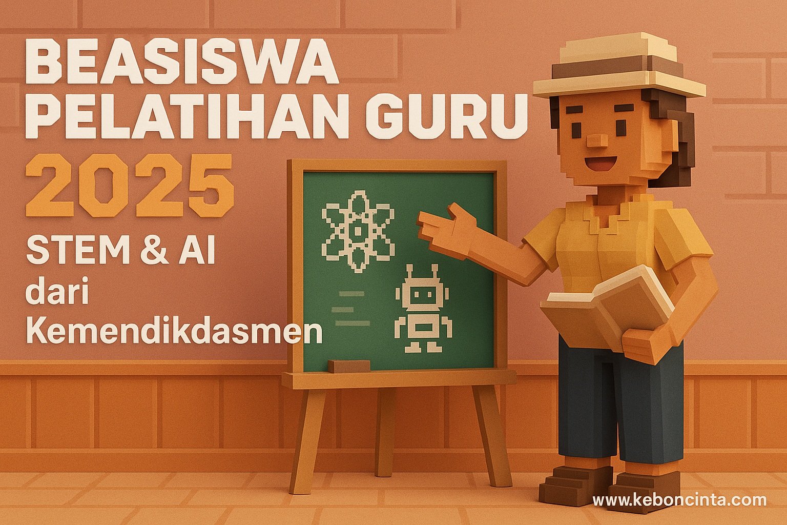 Beasiswa Guru 2025: Pelatihan STEM hingga AI, Tersedia Daring dan Luring