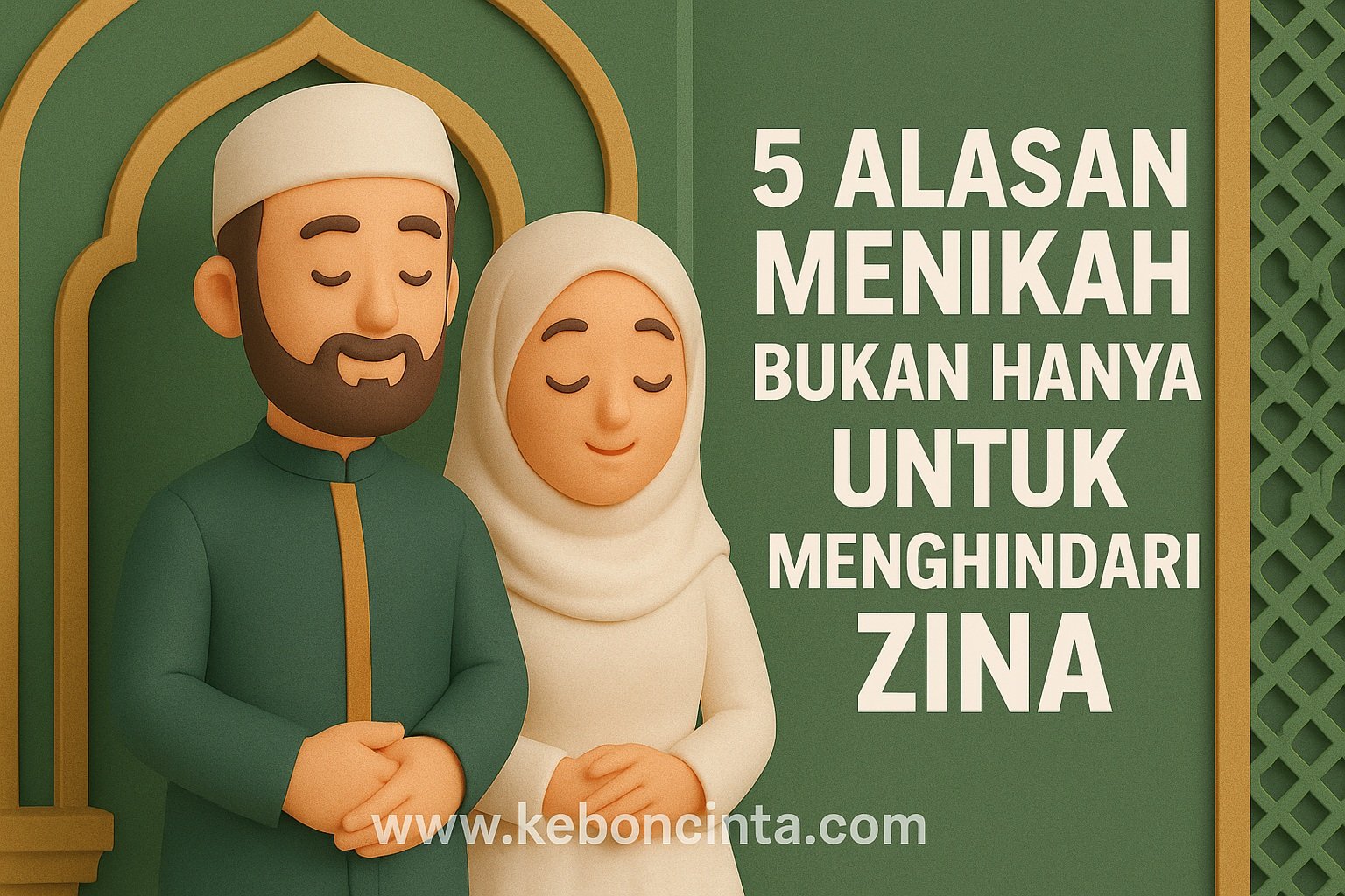 5 Alasan Menikah Bukan Hanya untuk Menghindari Zina