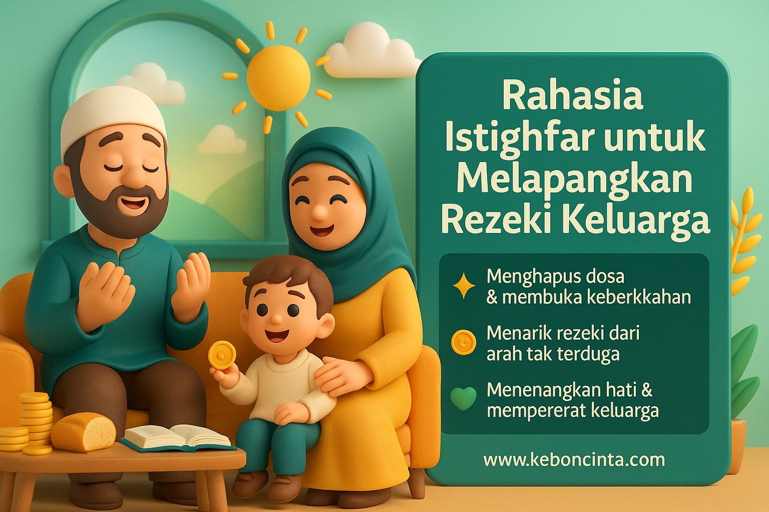 Rahasia Istighfar untuk Melapangkan Rezeki Keluarga