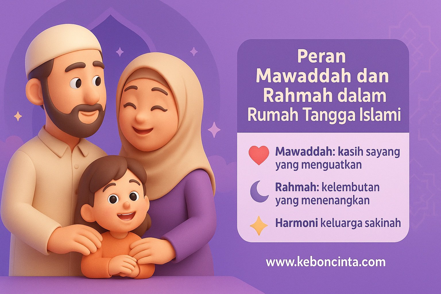 Peran Mawaddah dan Rahmah dalam Rumah Tangga Islami