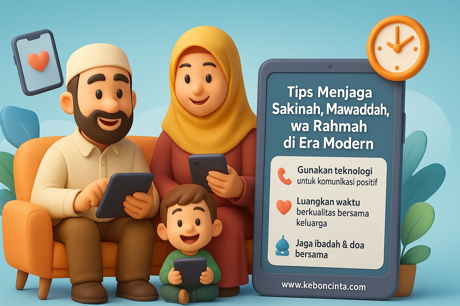 Tips Menjaga Sakinah, Mawaddah, wa Rahmah di Era Modern