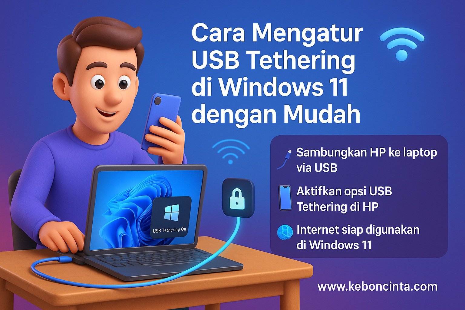 Cara Mengatur USB Tethering di Windows 11 dengan Mudah