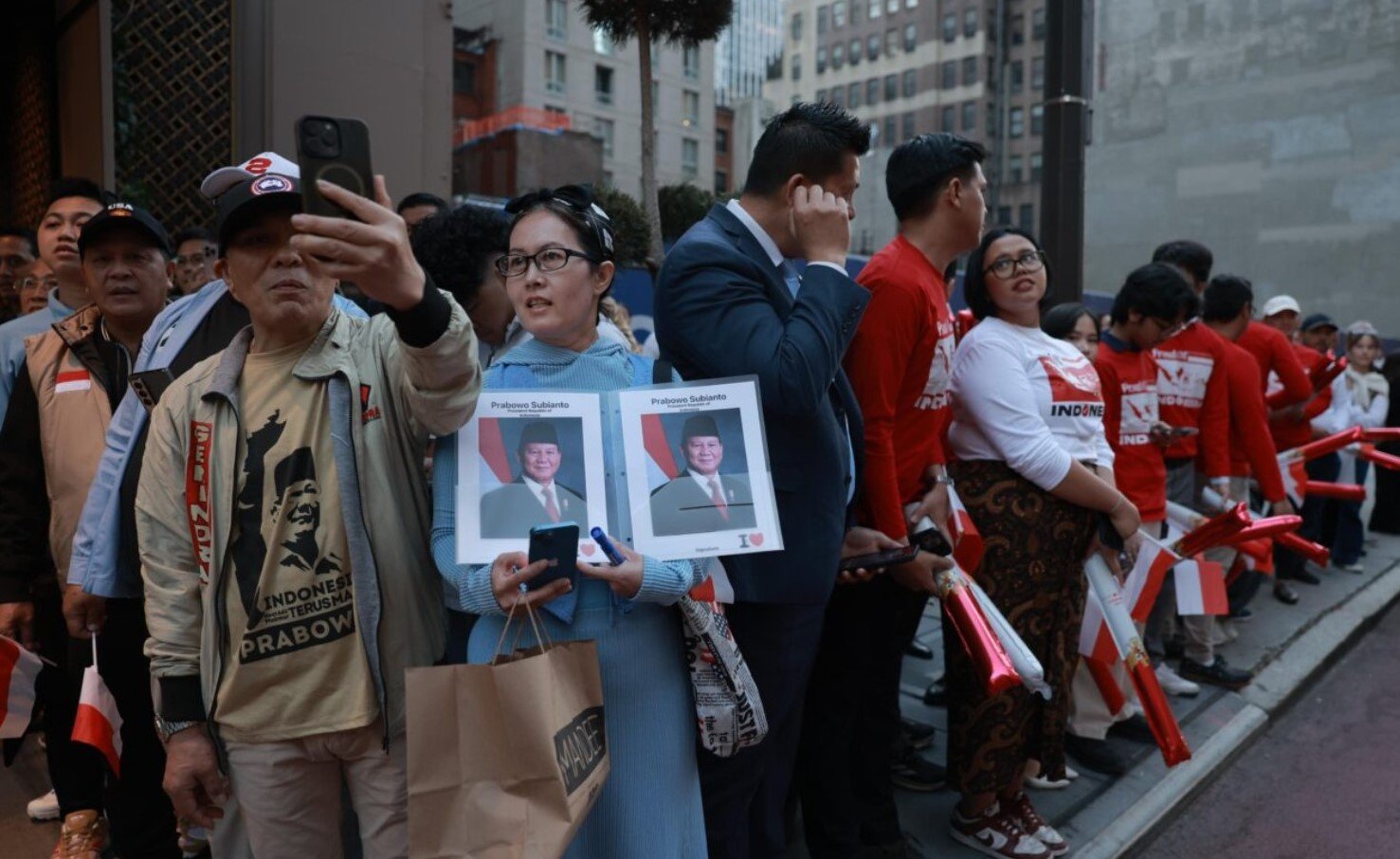 Dalam Kunjungannya ke Amerika Serikat, Presiden Prabowo Mendapat Sambutan  Antusias Diaspora Indonesia di New York