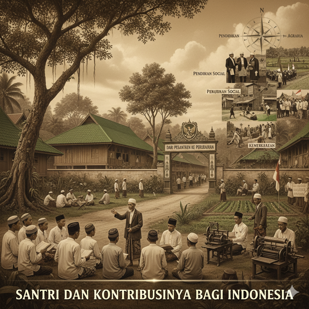 Dari Pesantren ke Perubahan: Santri dan Kontribusinya bagi Indonesia