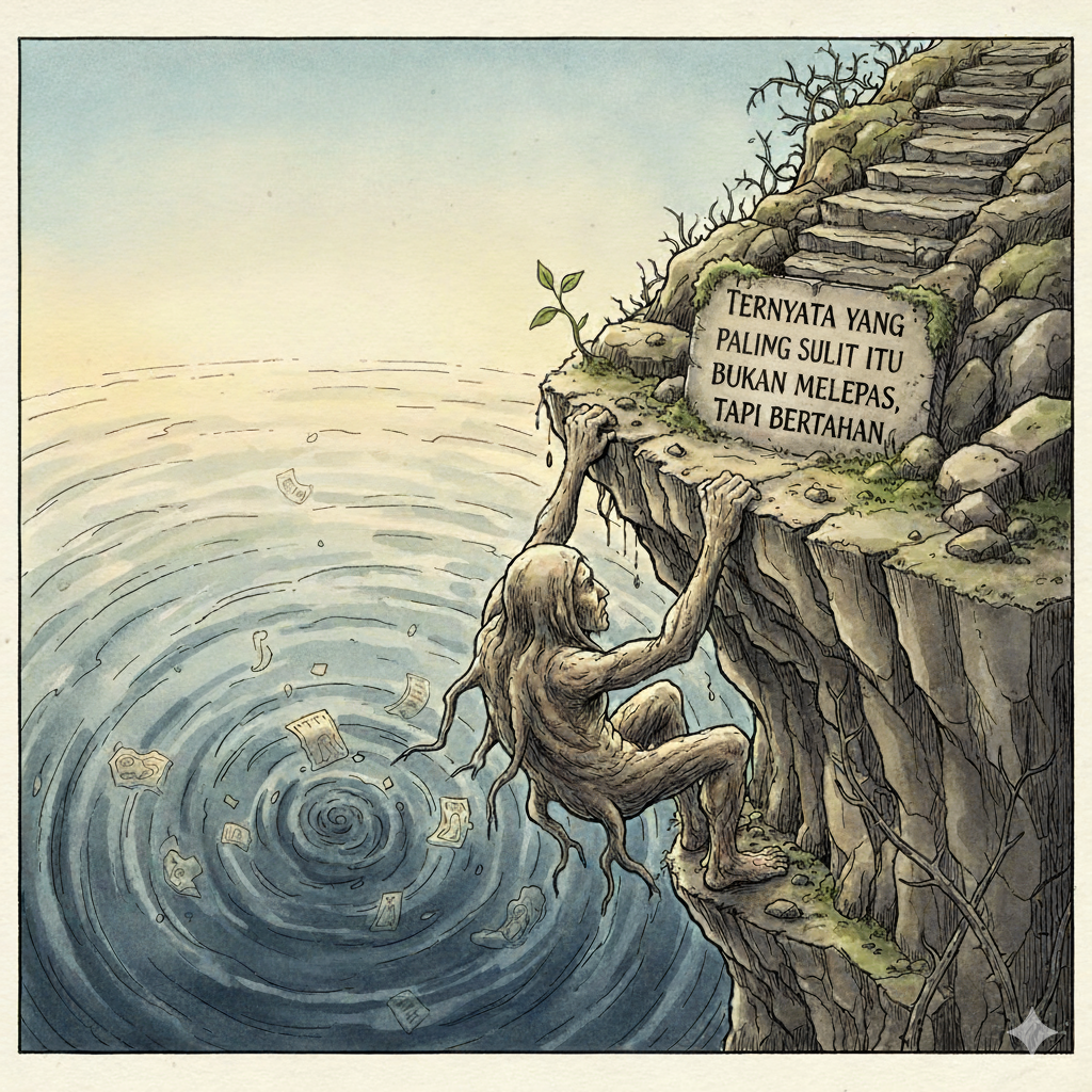 Ternyata yang Paling Sulit Itu Bukan Melepas, Tapi Bertahan