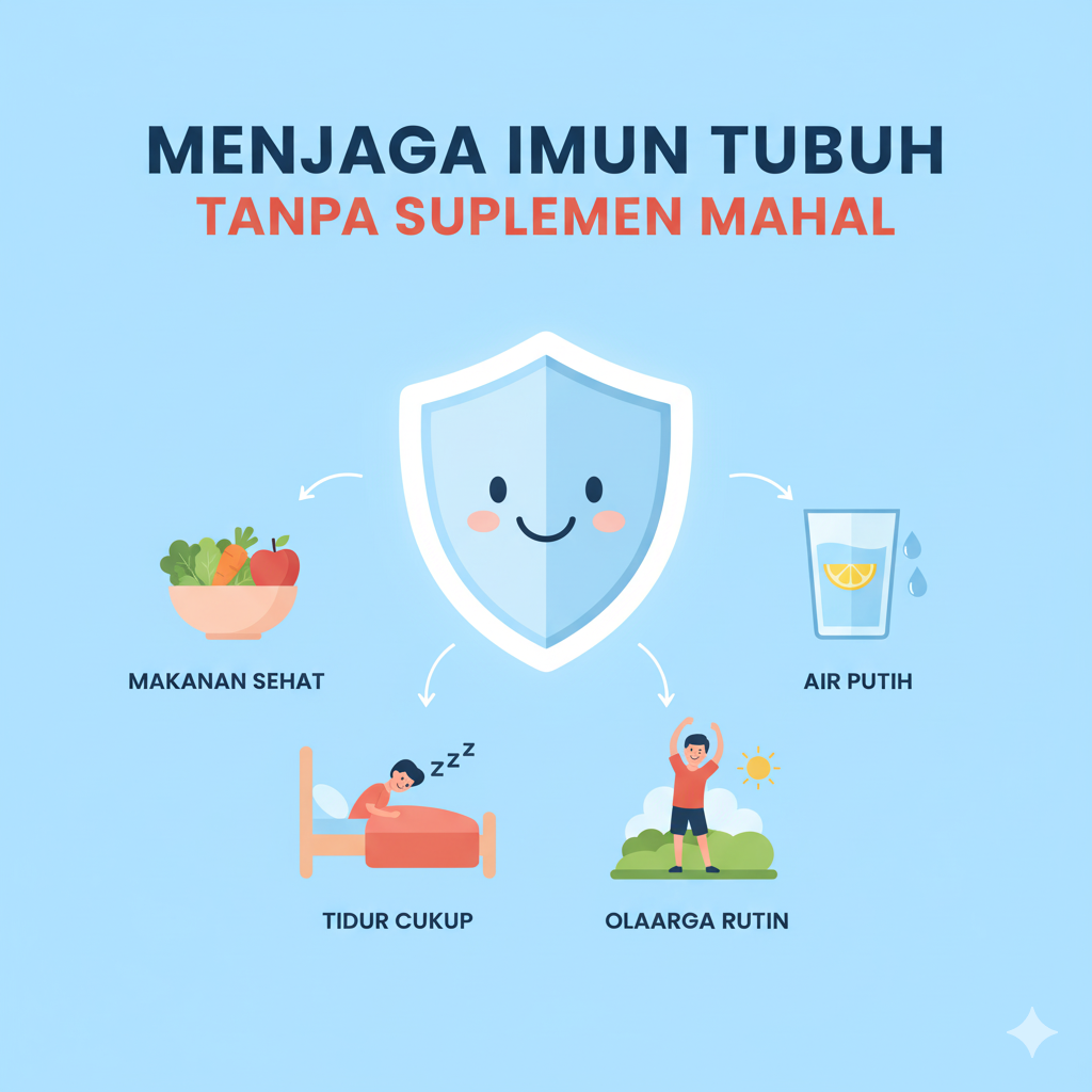 Menjaga Imun Tubuh Tanpa Suplemen Mahal