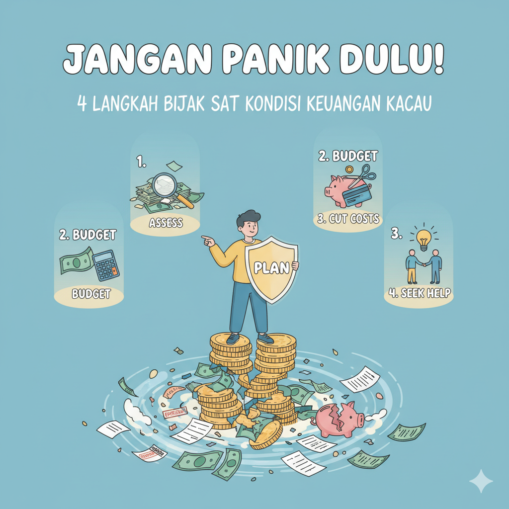 Jangan Panik Dulu! 4 Langkah Bijak Saat Kondisi Keuangan Kacau