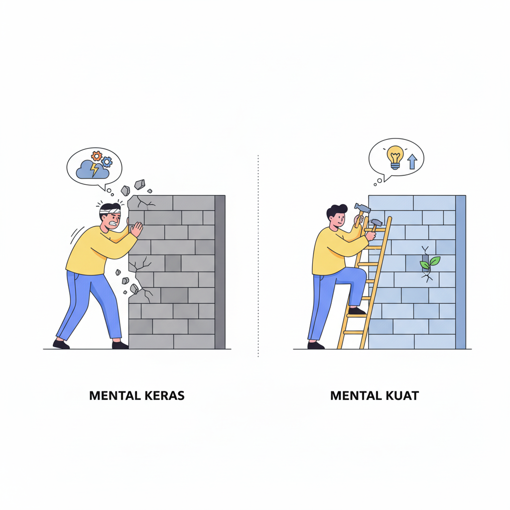 Mental Kuat, Bukan Mental Keras: Bedanya Tipis Tapi Penting