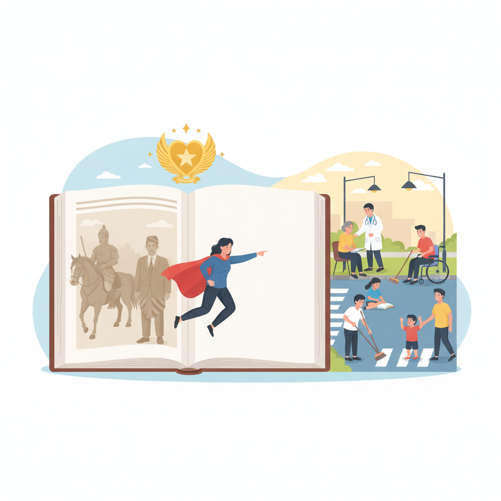 Pahlawan Bukan Cuma di Buku Sejarah, Tapi Juga di Sekitar Kita