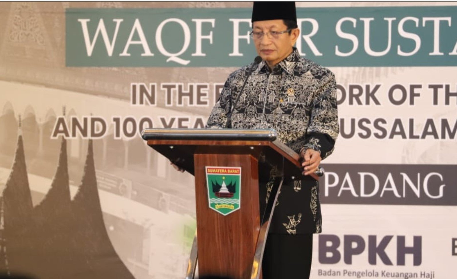 Menag Resmikan Konferensi Wakaf Internasional: Saatnya Wakaf Jadi Motor Kesejahteraan Umat