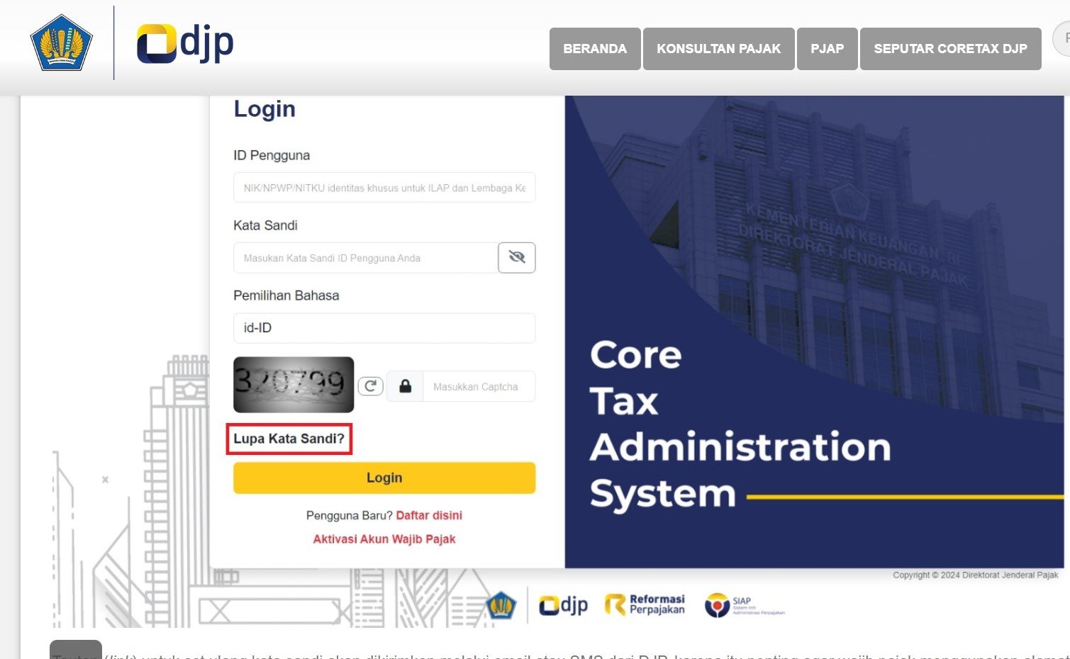 Warga Berbondong-bondong Aktifkan Coretax, DJP Catat Lebih dari 10 Juta Akun