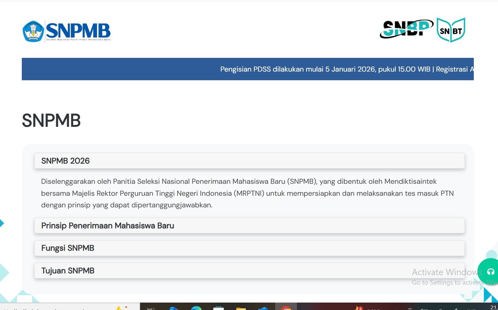 SNBP 2026 Dimulai dari PDSS, Kesalahan Data Bisa Gagalkan Peluang Masuk PTN
