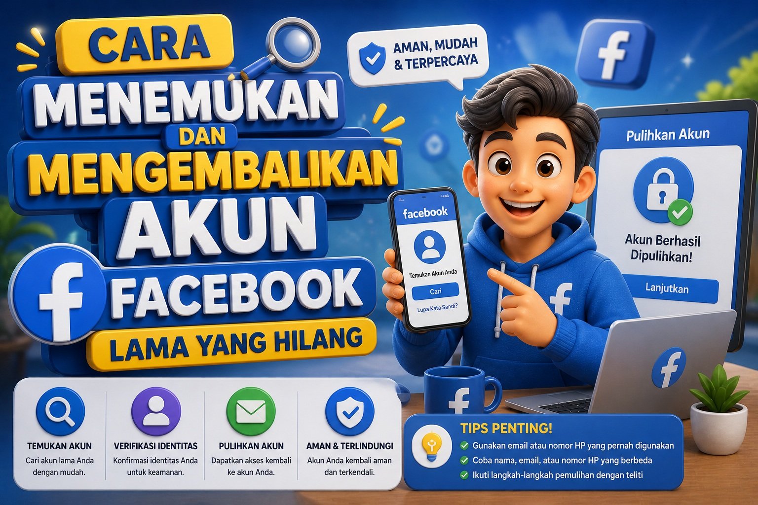 Cara Menemukan dan Mengembalikan Akun Facebook Lama yang Hilang