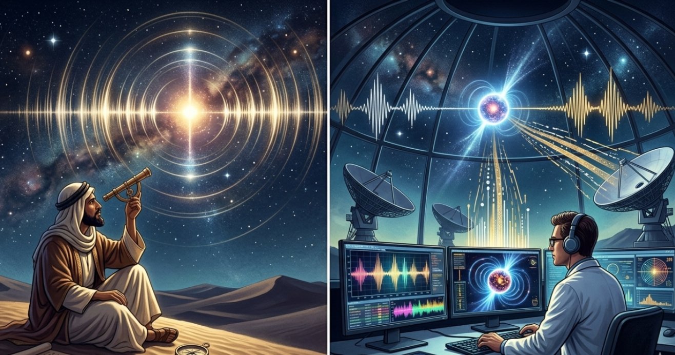 Misteri Thariq (Bintang Pengetuk) dalam Al-Qur'an: Bagaimana Sains Abad 21 Menemukan Suara Pulsar di Luar Angkasa