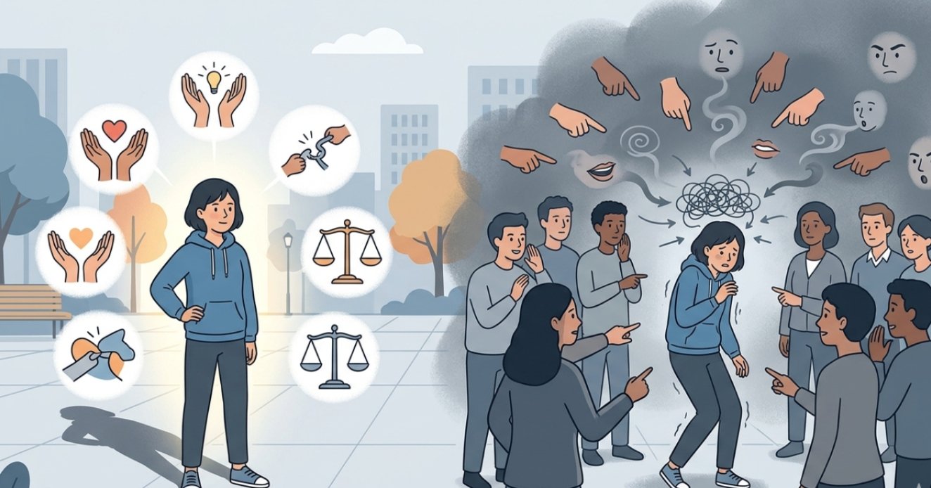 Manipulasi Gaslighting Sosial: Cara Halus Lingkungan Membuat Lo Merasa Bersalah Atas Sesuatu yang Benar