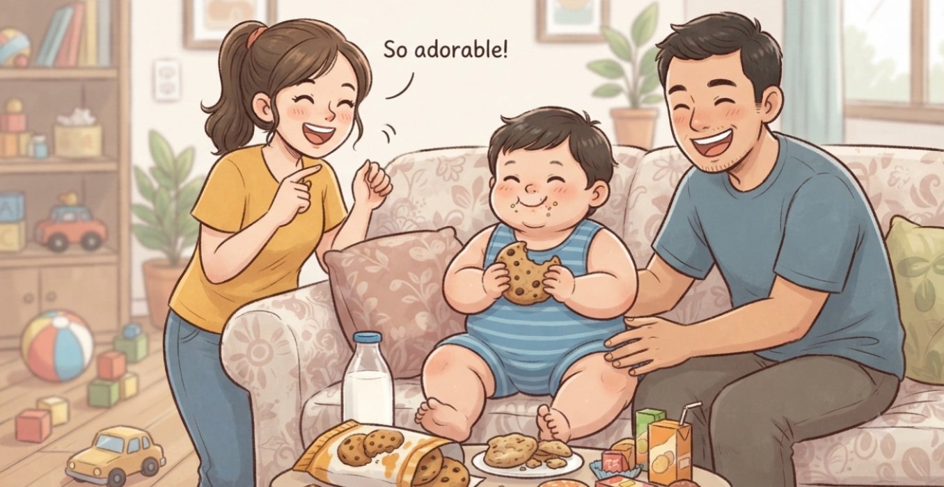 Membongkar Salah Kaprah Orang Tua yang Memelihara Obesitas Anak Sejak Dini Demi Pujian 'Lucu'