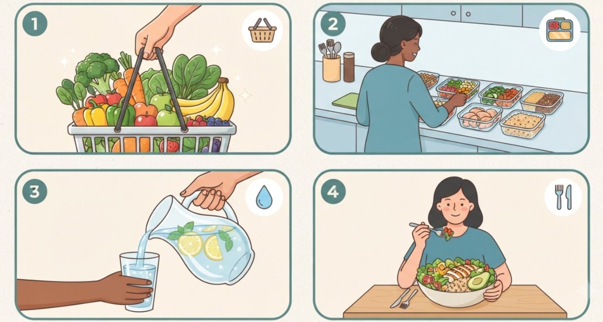 Cara Mudah Memulai Pola Makan Sehat