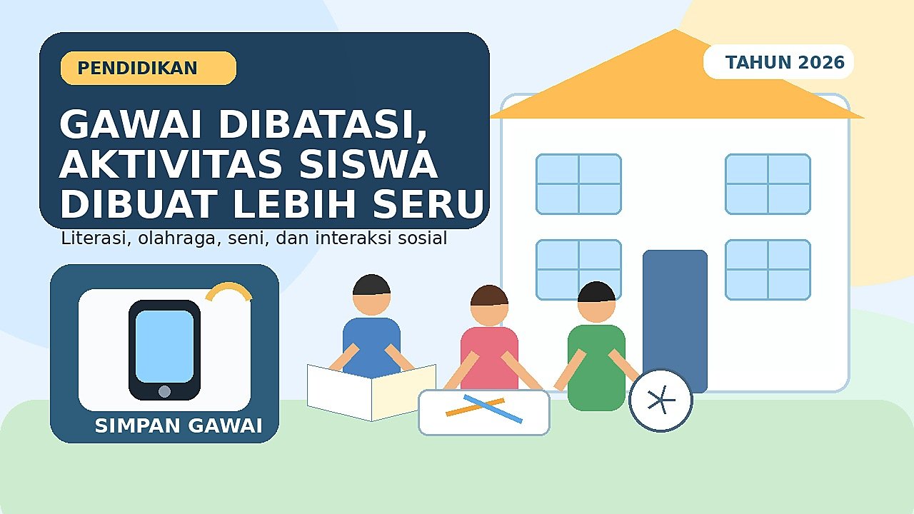 Bukan Dilarang Total, Sekolah Arahkan Siswa pada Kegiatan tanpa Gawai