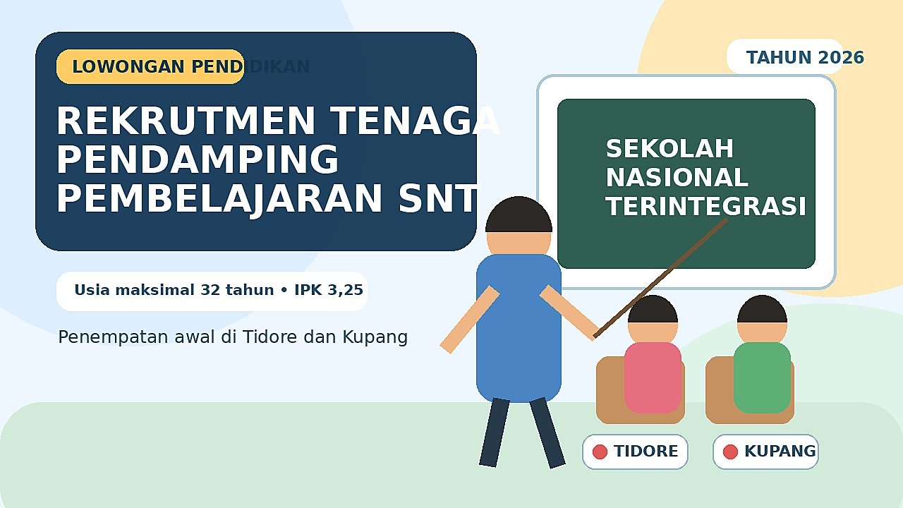 Unesa Rekrut Pendamping Pembelajaran SNT, Penempatan di Tidore dan Kupang