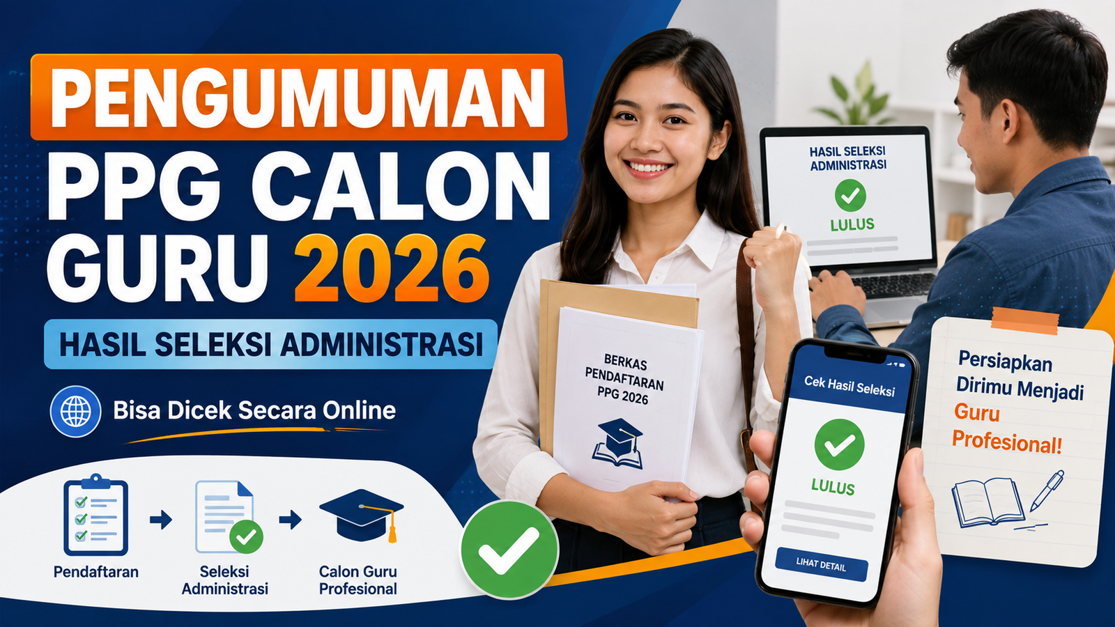 Lolos Administrasi PPG Calon Guru 2026? Segera Cetak Kartu Tes Sebelum 2 Agustus
