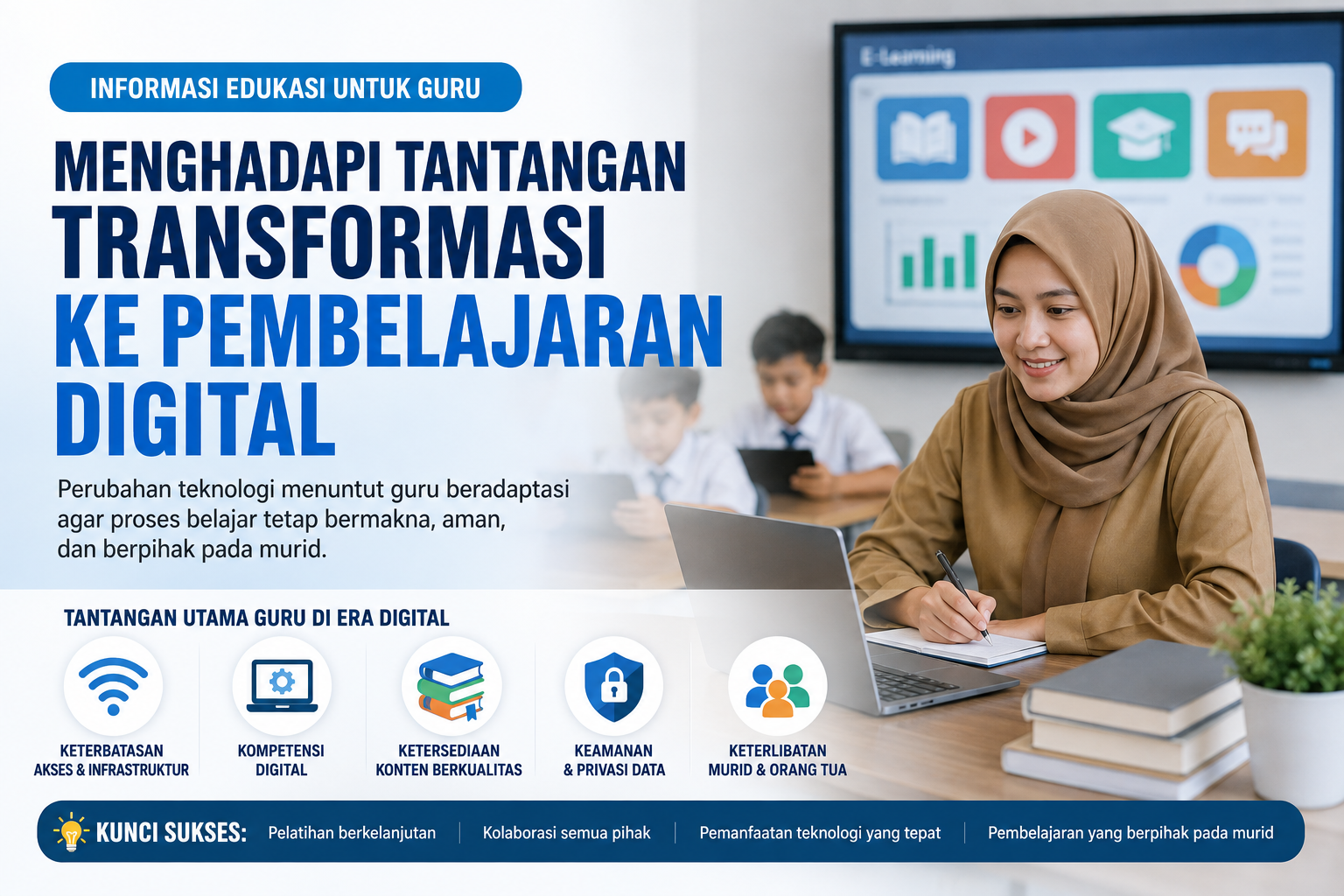 Transformasi Pembelajaran Digital Menuntut Guru Lebih Adaptif