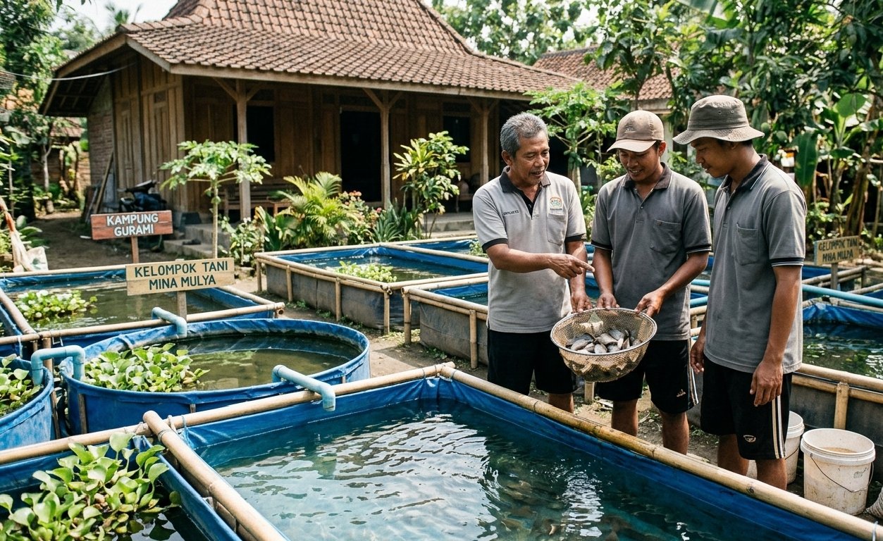 Inovasi Kampung Gurami Bantul: Sulap Lahan Pekarangan Sempit Jadi Peluang Ekonomi Desa