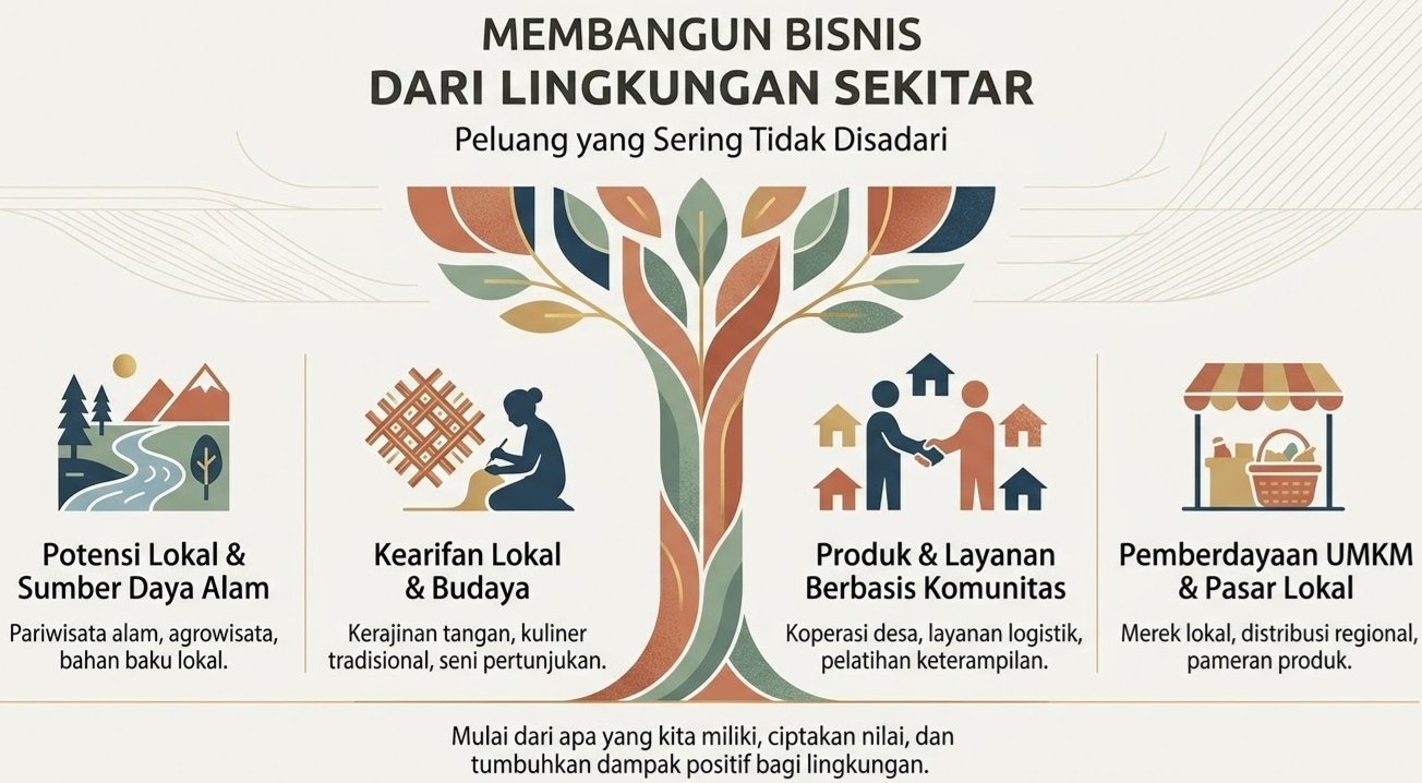 Membangun Bisnis dari Lingkungan Sekitar: Peluang yang Sering Tidak Disadari