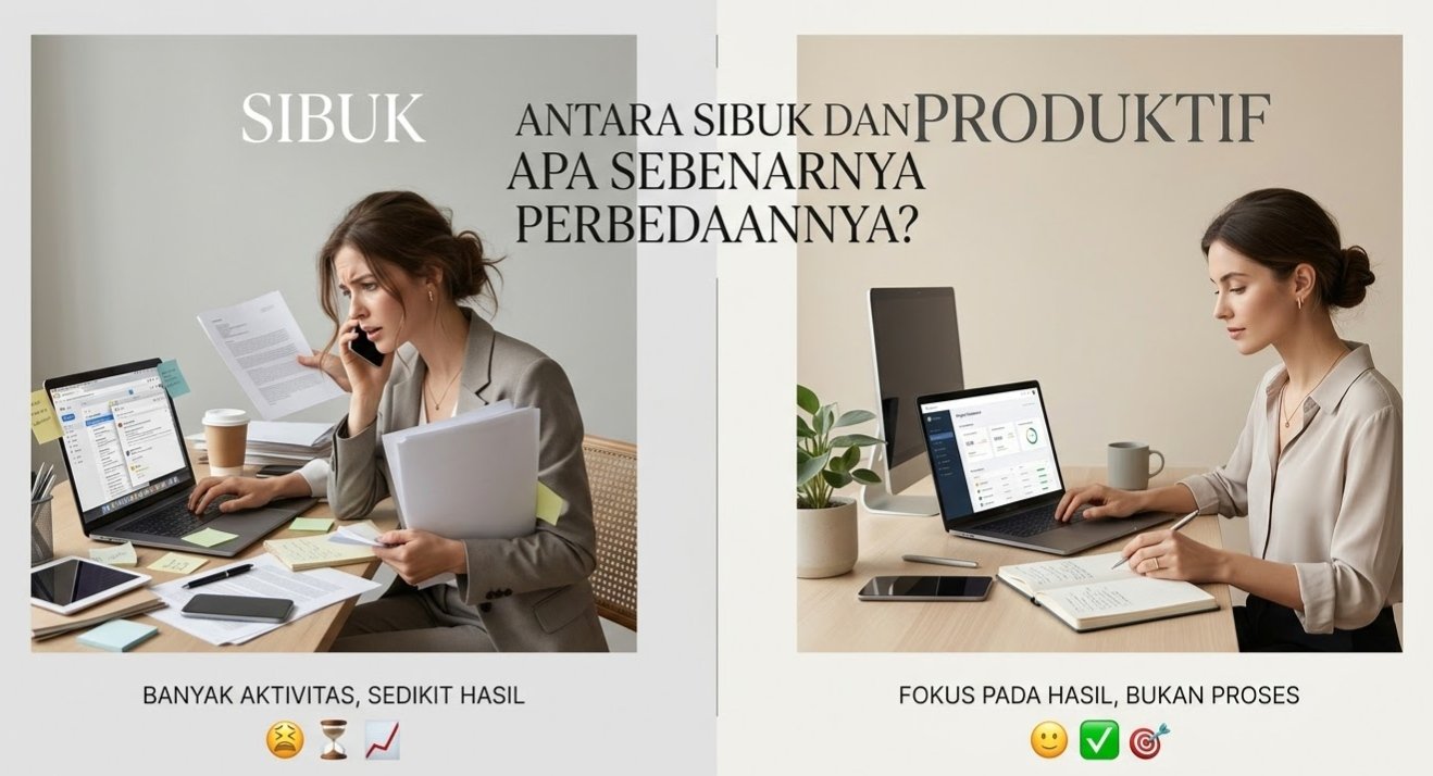 Antara Sibuk dan Produktif: Apa Sebenarnya Perbedaannya?