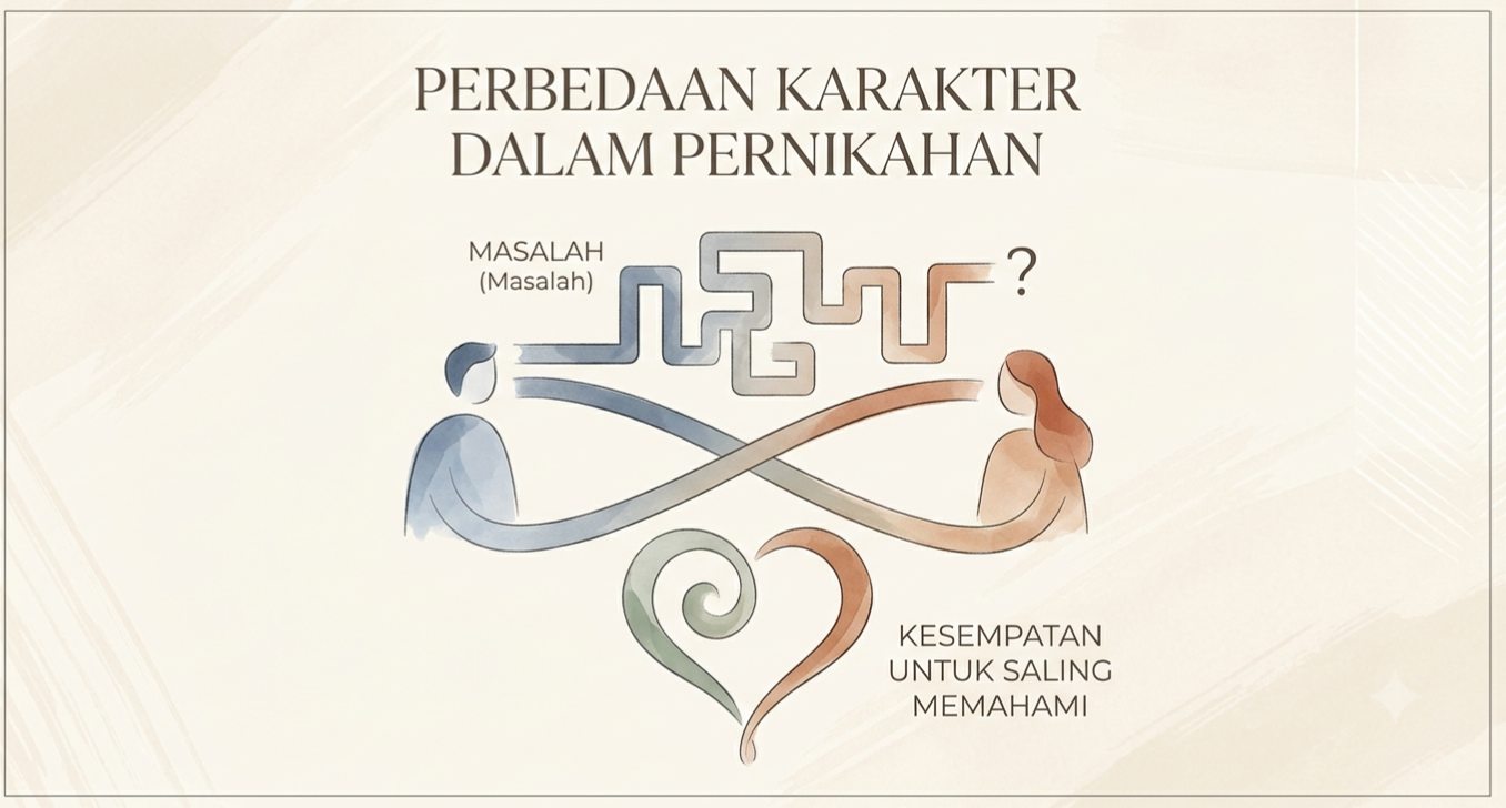 Perbedaan Karakter dalam Pernikahan: Masalah atau Kesempatan untuk Saling Memahami?