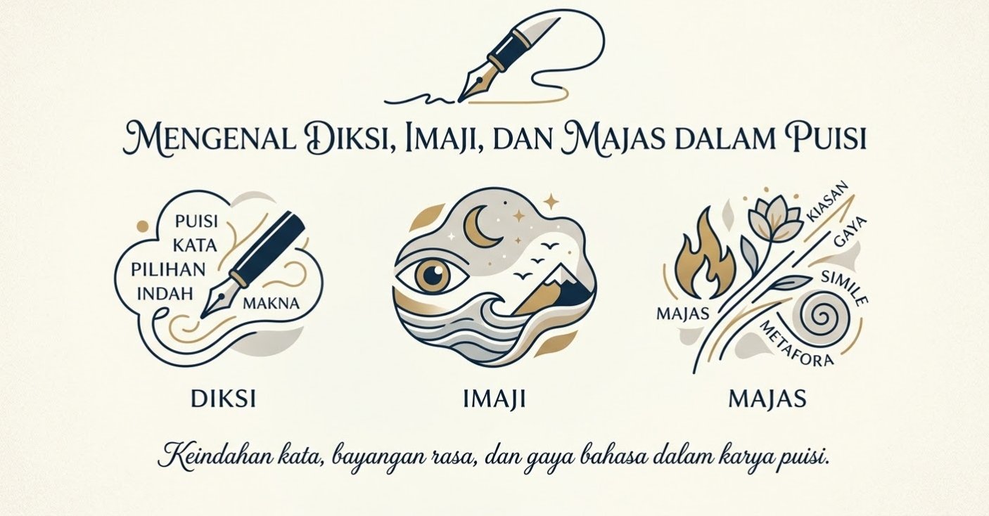 Mengenal Diksi, Imaji, dan Majas dalam Puisi