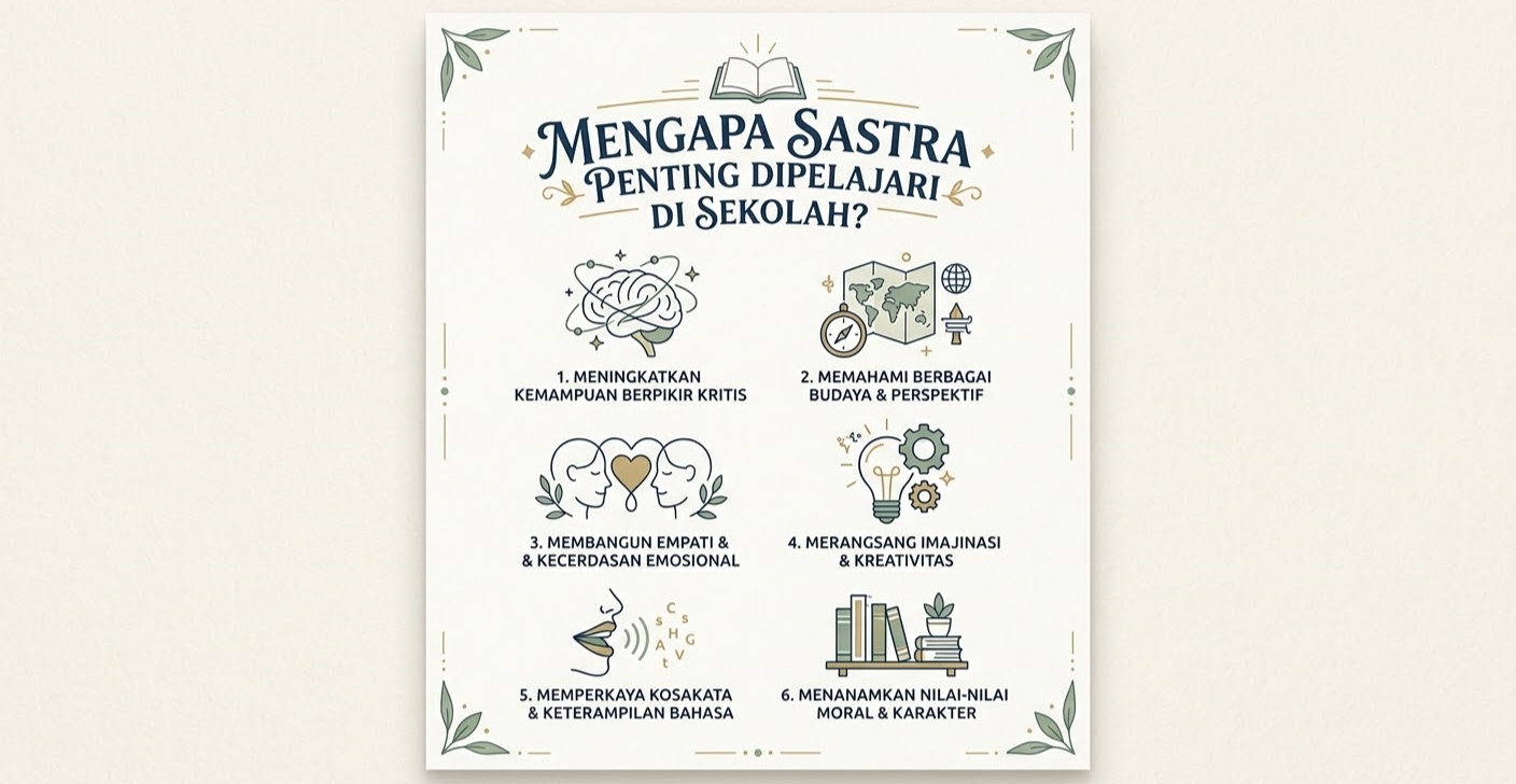 Mengapa Sastra Penting Dipelajari di Sekolah?