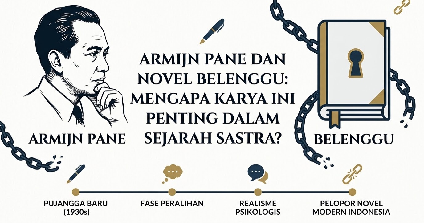 Armijn Pane dan Novel Belenggu: Mengapa Karya Ini Penting dalam Sejarah Sastra?