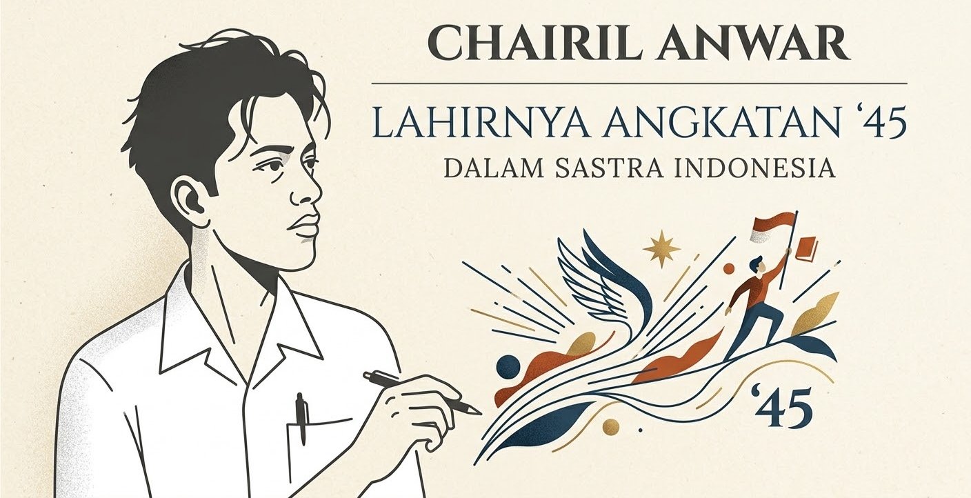Chairil Anwar dan Lahirnya Angkatan ’45 dalam Sastra Indonesia
