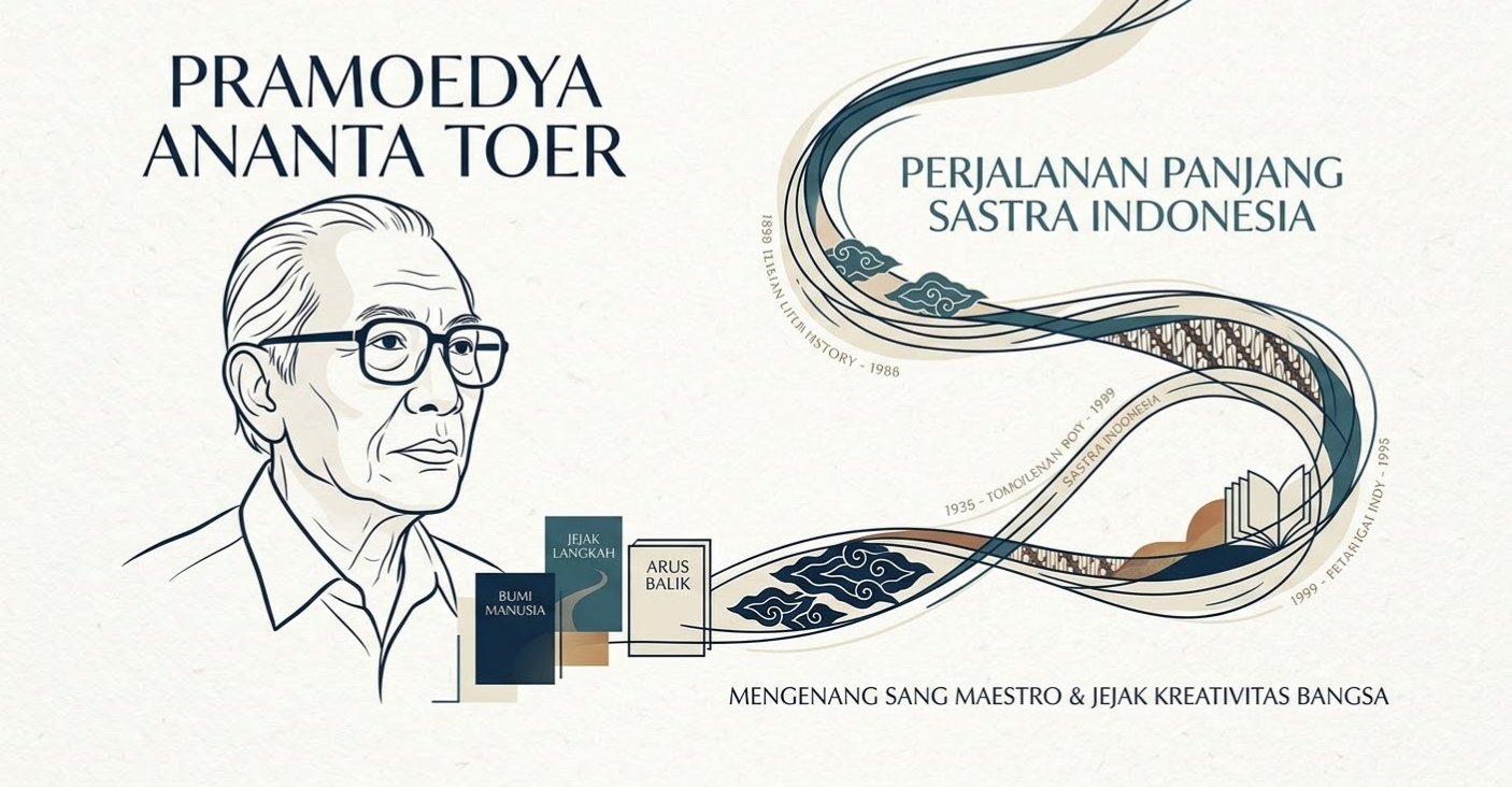 Pramoedya Ananta Toer dan Perjalanan Panjang Sastra Indonesia