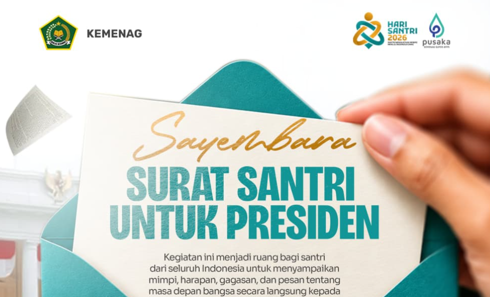 Sayembara Surat Santri untuk Presiden 2026, Cek Aturan dan Batas Pengiriman Karya