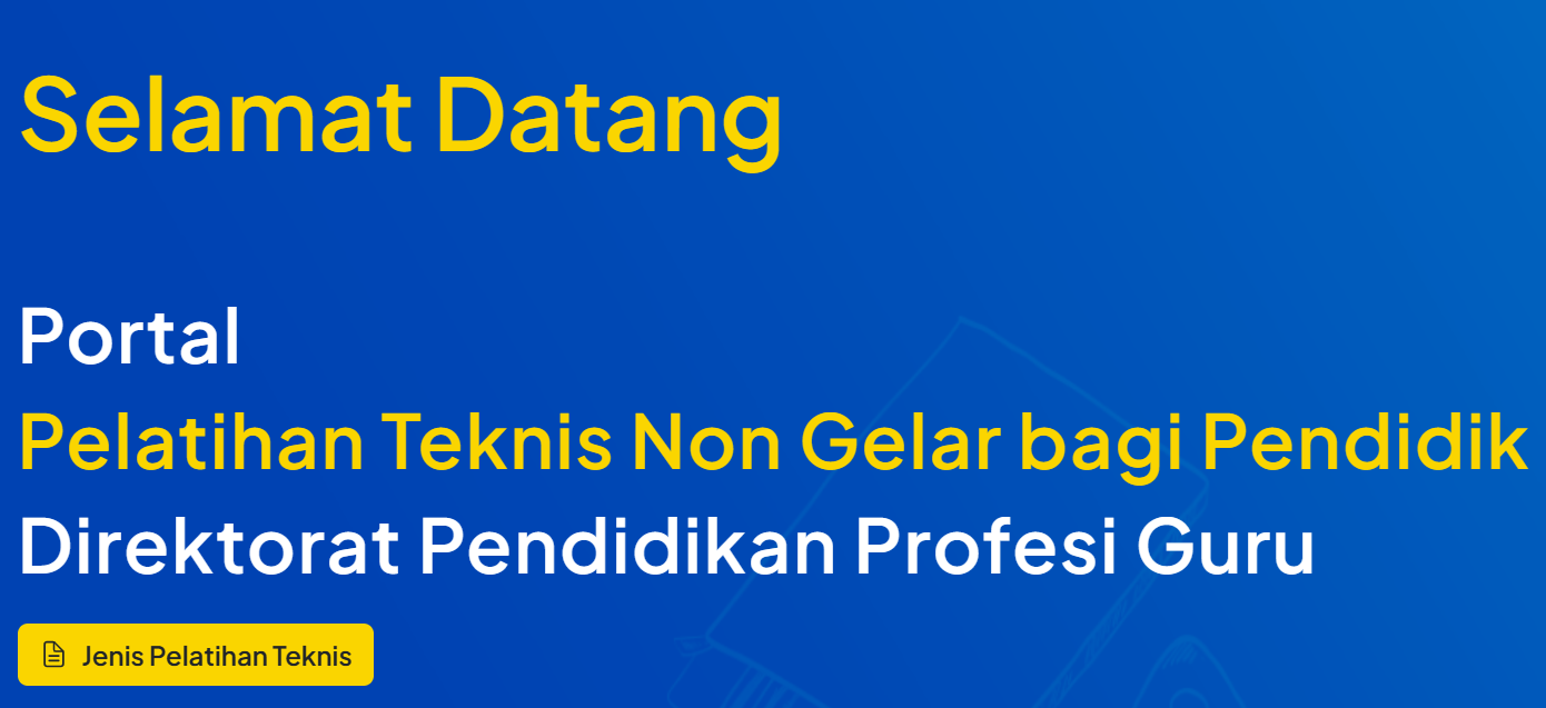 Pelatihan Non Gelar 2026 Dibuka! Dosen PPG dan Guru Pamong Bisa Belajar AI hingga STEM
