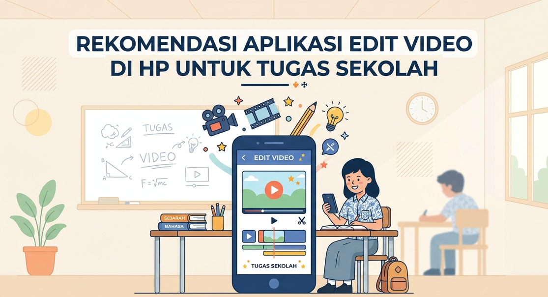 Rekomendasi Aplikasi Edit Video di HP untuk Tugas Sekolah