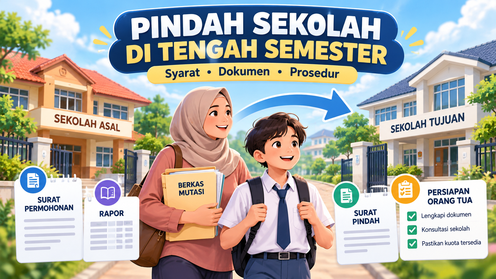 Syarat Pindah Sekolah di Tengah Semester: Dokumen dan Persiapan Orang Tua