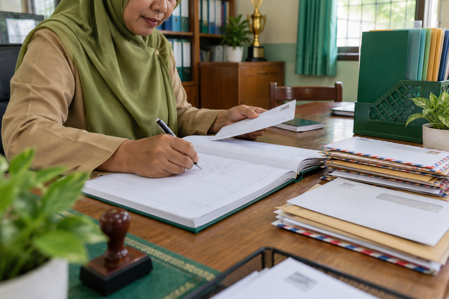 Contoh Buku Agenda Surat Masuk dan Keluar Sekolah serta Cara Mengisinya