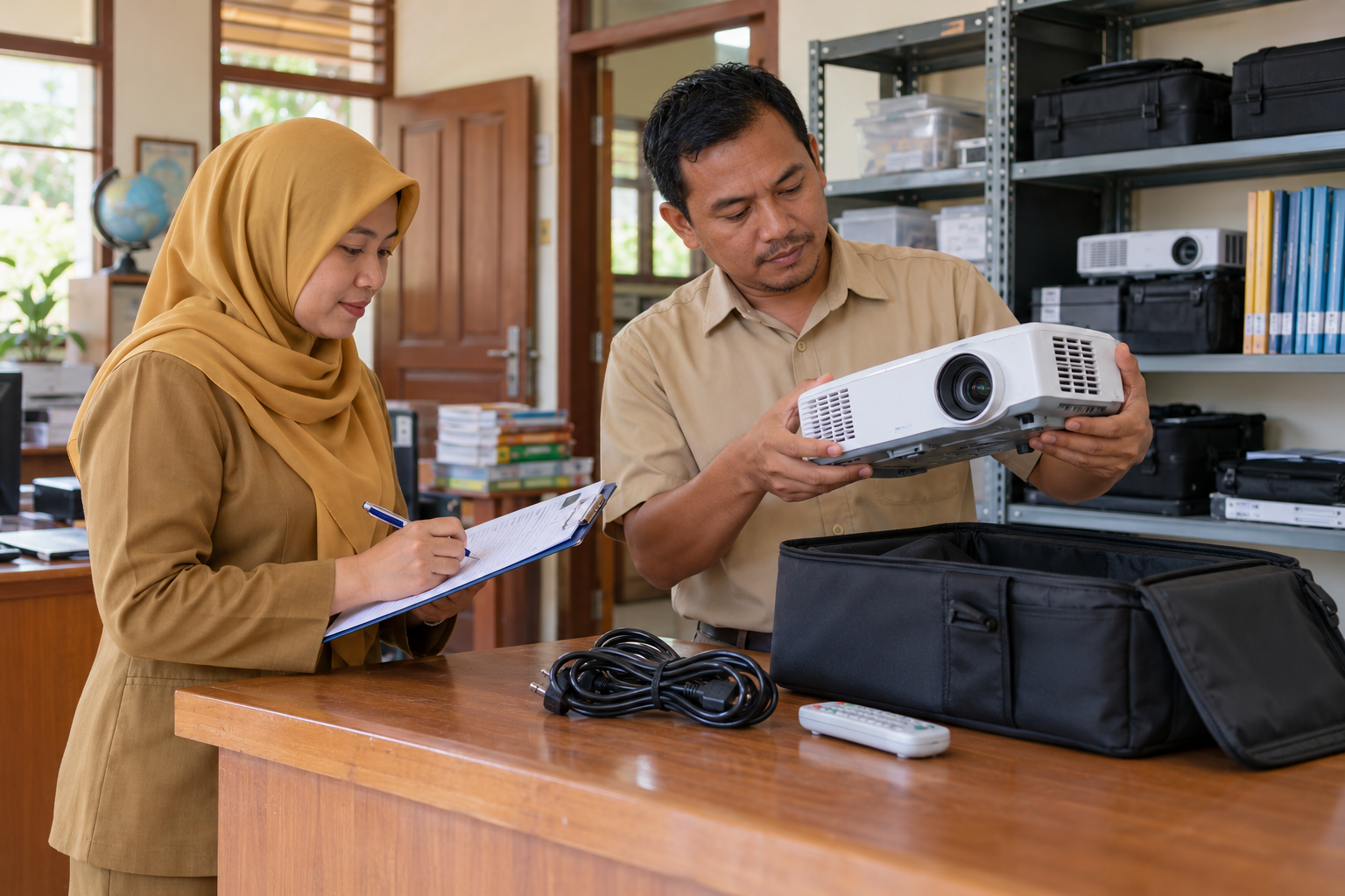 Contoh Formulir Peminjaman Sarana Sekolah dan Catatan Pengembaliannya