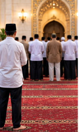 Hukum Makmum Berdiri Sendirian di Belakang Saf saat Sholat Berjamaah