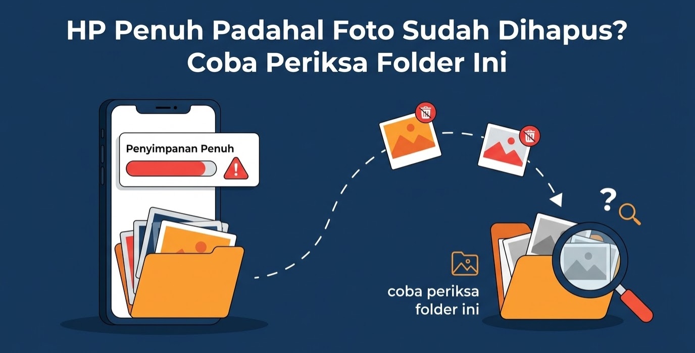 Memori HP Penuh Padahal Foto Sudah Dihapus? Coba Periksa Folder Ini